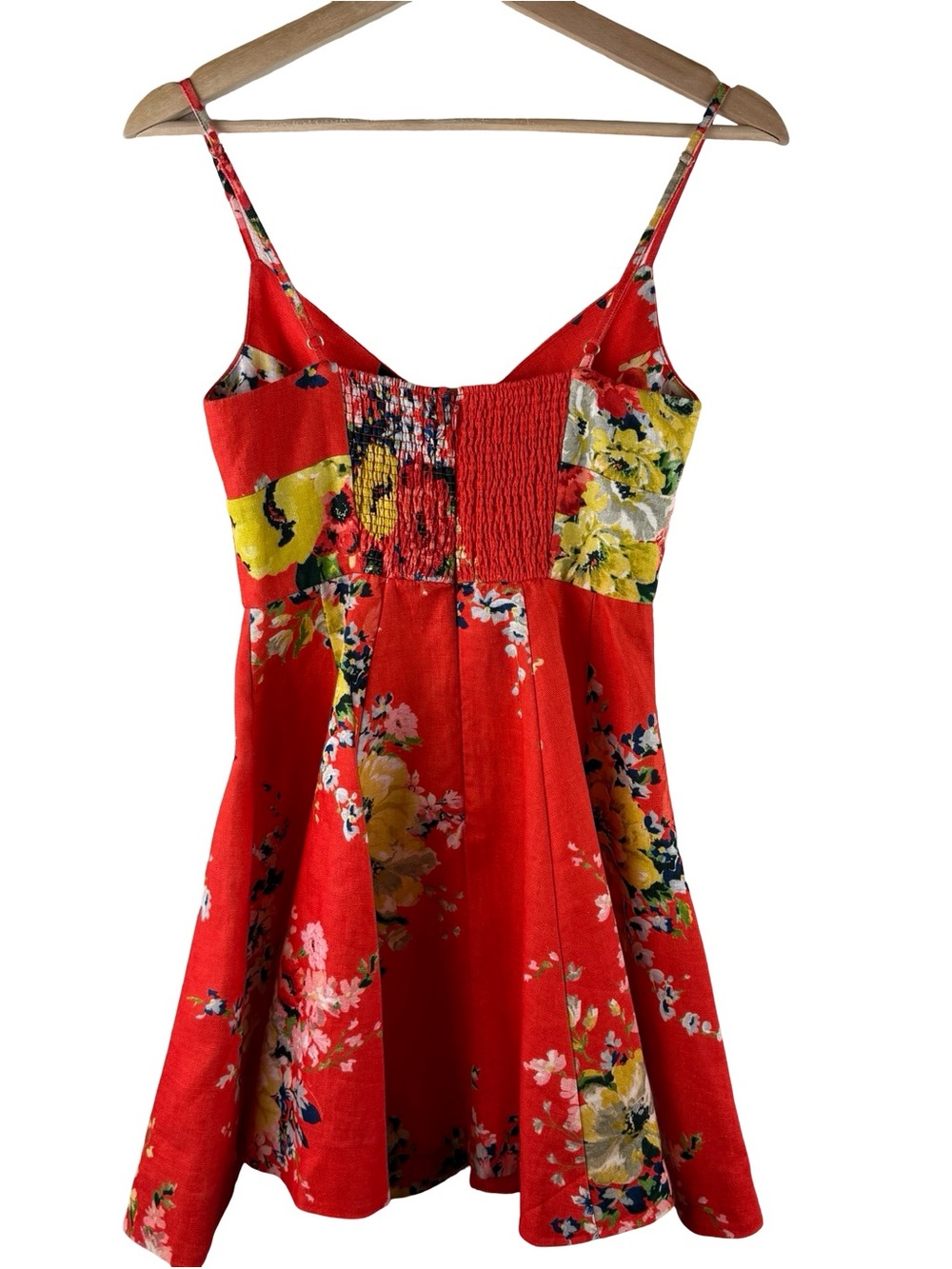 ZIMMERMANN ALIGHT FLORAL-PRINT LINEN MINI DRESS Size 0 - Picture 10 of 12